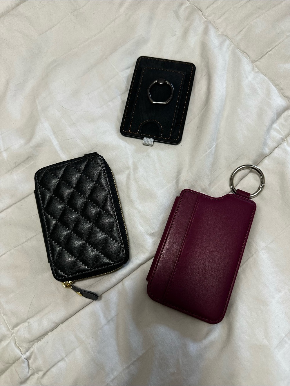 Three MagSafe Card Holder Wallets